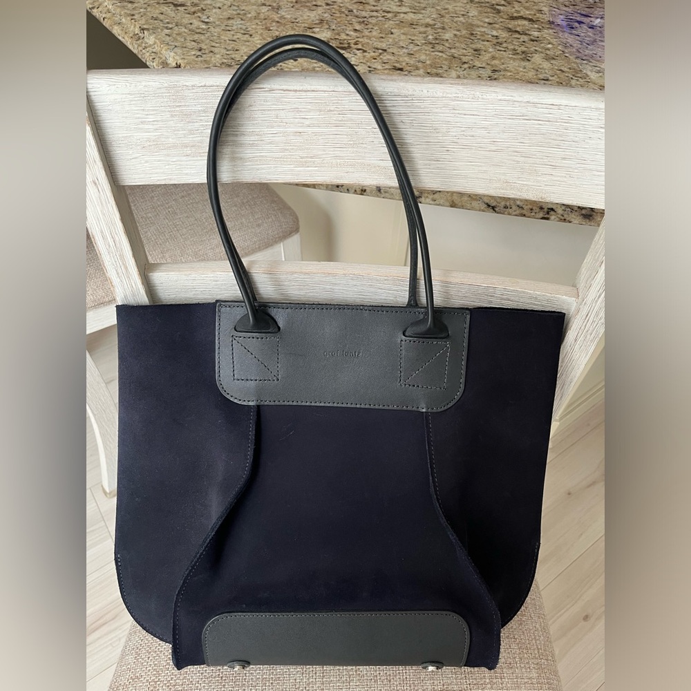 Graf Lantz black suede Frankie Tote